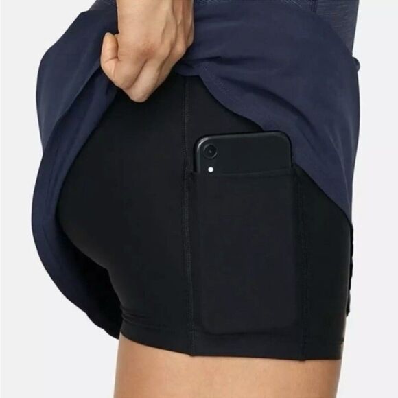 Outdoor Voices Hudson 4” Skort In Navy NWT Plus Size XXL - Picture 4 of 10